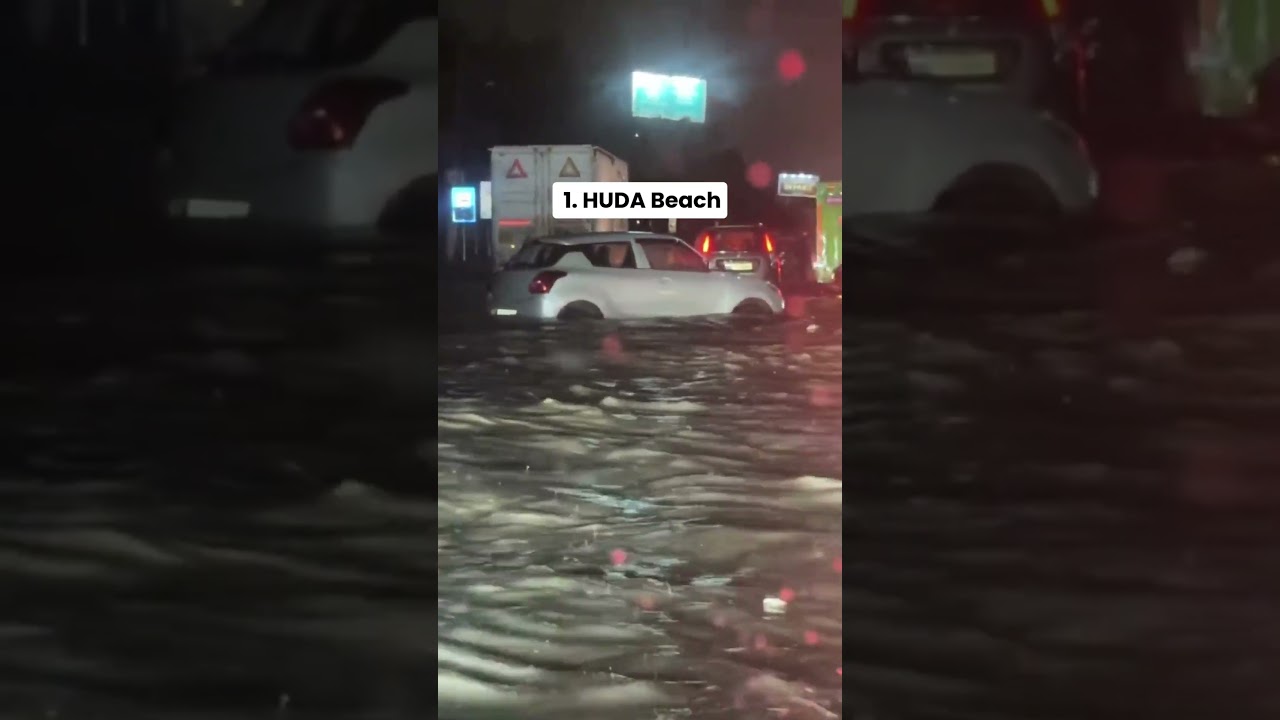 Gurugram or Venice? City Drowns in Monsoon Floods! #givebacktogurugram #waterlogging