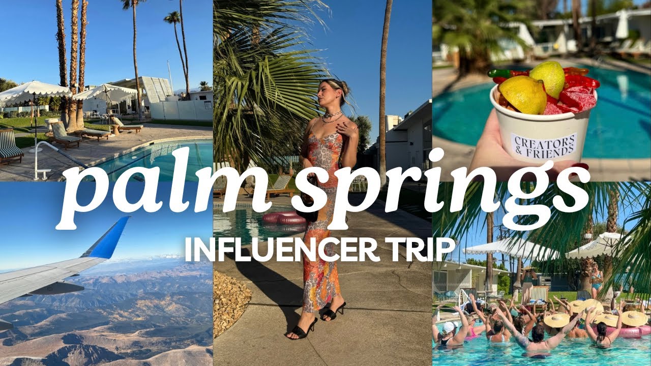 INFLUENCERS TAKE ON PALM SPRINGS🌴| Creators and Friends 2024