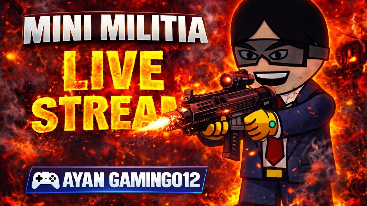 Mini Militia Live Stream | | Ayan Gaming012