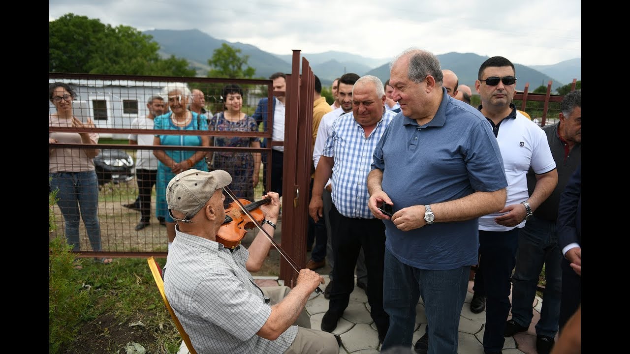 Նախագահ Արմեն Սարգսյանն այցելել է Լոռու մարզի Գյուլագարակ համայնք