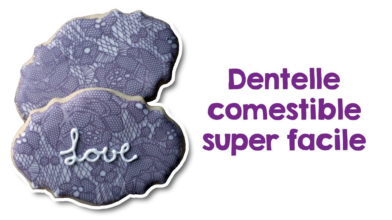 Comment faire de la dentelle comestible
