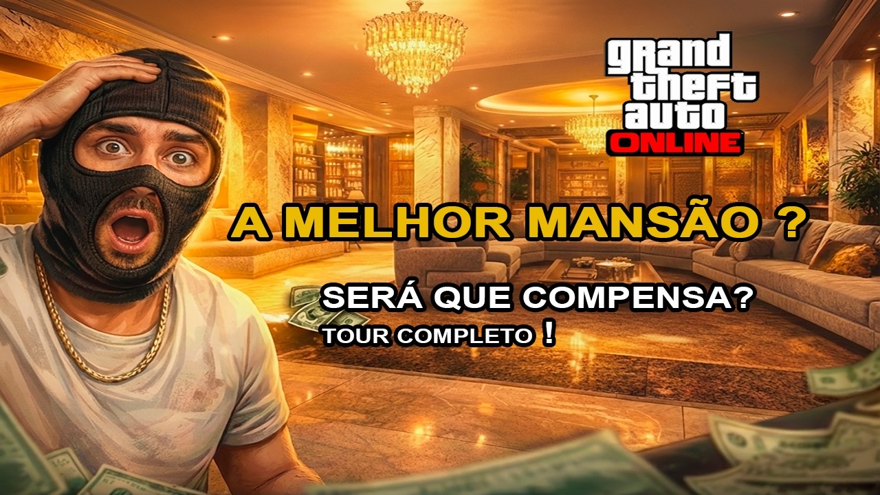 Minha nova mansão no GTA 5 online