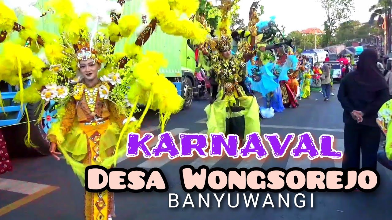 Karnaval Pawai Budaya desa Wongsorejo Banyuwangi || HUT RI ke 79 - Agustus 2024