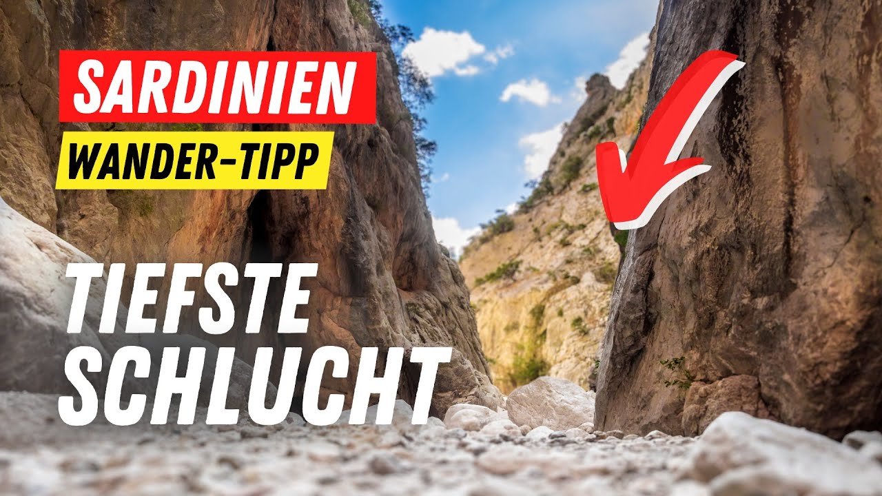 Urlaubstipp Sardinien: Zur Gola Gorropu in die Schlucht