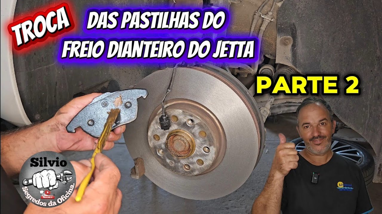 Como trocar pastilha de freio dianteiro do Jetta parte 2 