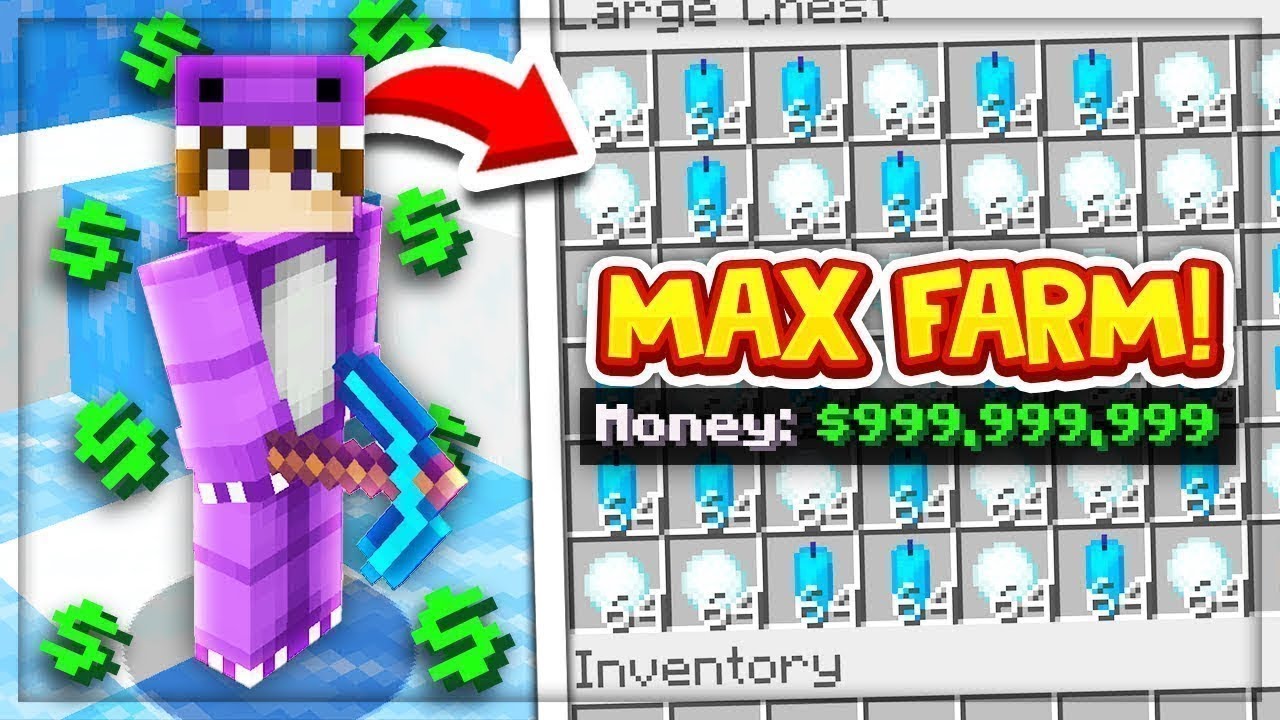 NEW STARTER MONEY FARM MAKES BILLIONS on NEW MINECRAFT GENS SERVER | New Minecraft Tycoon Gen Server