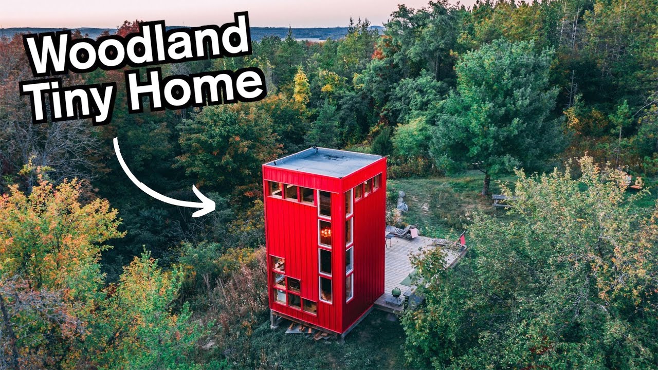 Rustic Canadian TINY HOME (full tour, you can stay here!)