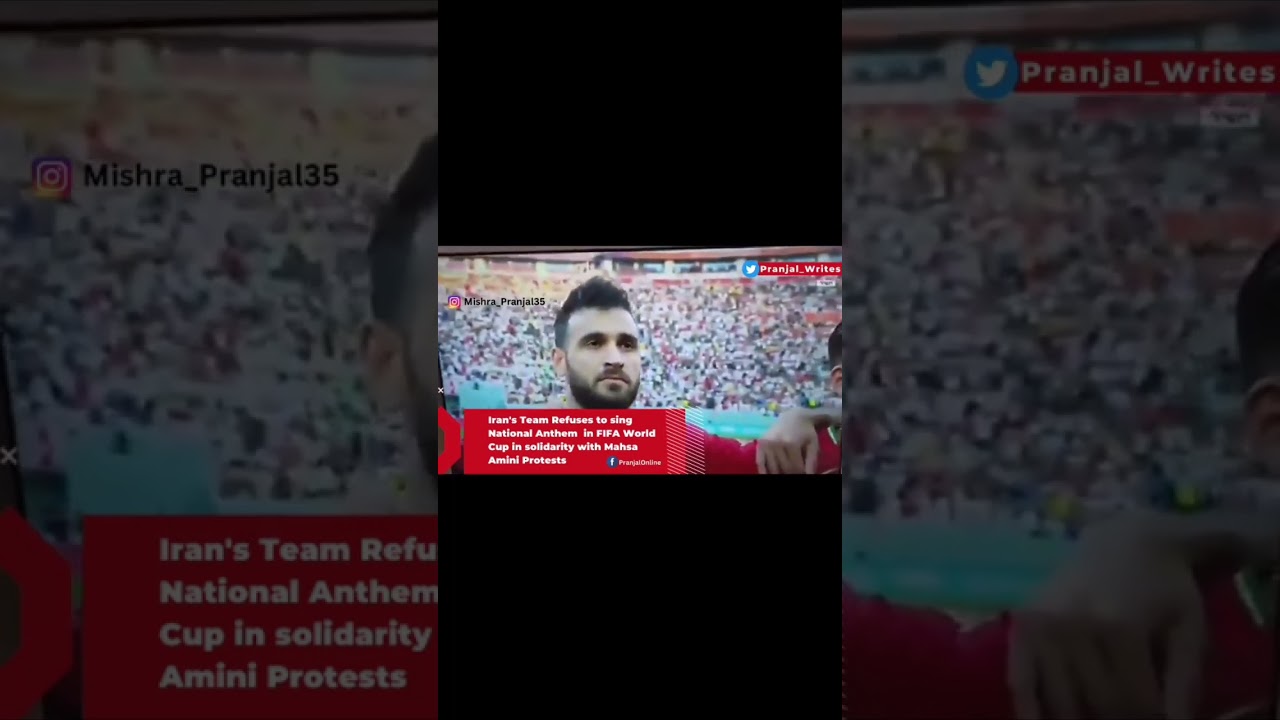 Iran’s Team Refuses to Sing National Anthem at FIFA World Cup