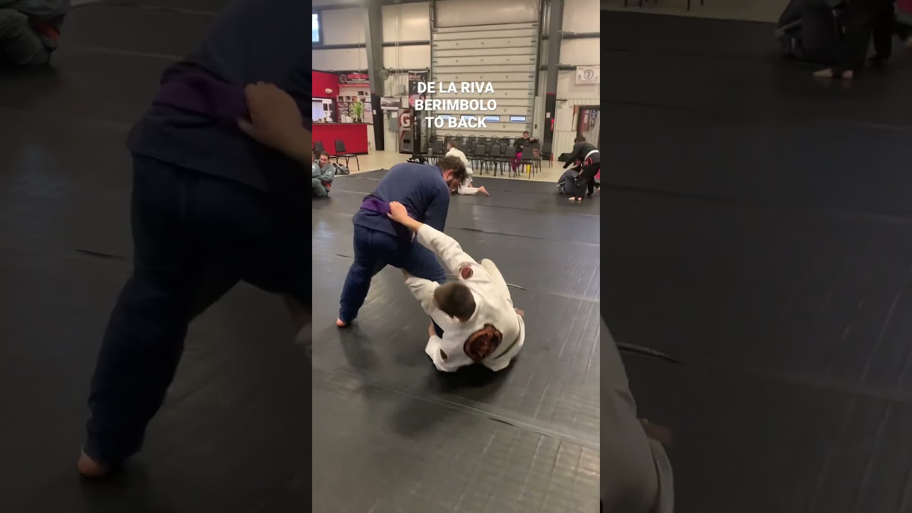 BJJ DE LA RIVA BERIMBOLO TO BACK #jiujitsu #brazilianjiujitsu #bjj #berimbolo #delariva #bayville
