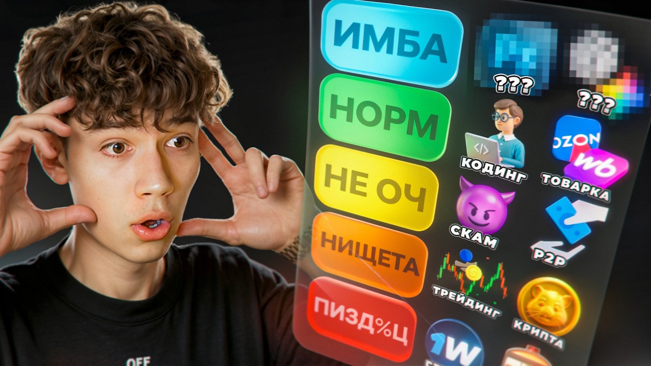 ВСЕ СПОСОБЫ ЗАРАБОТАТЬ В ИНТЕРНЕТЕ: ТИР ЛИСТ