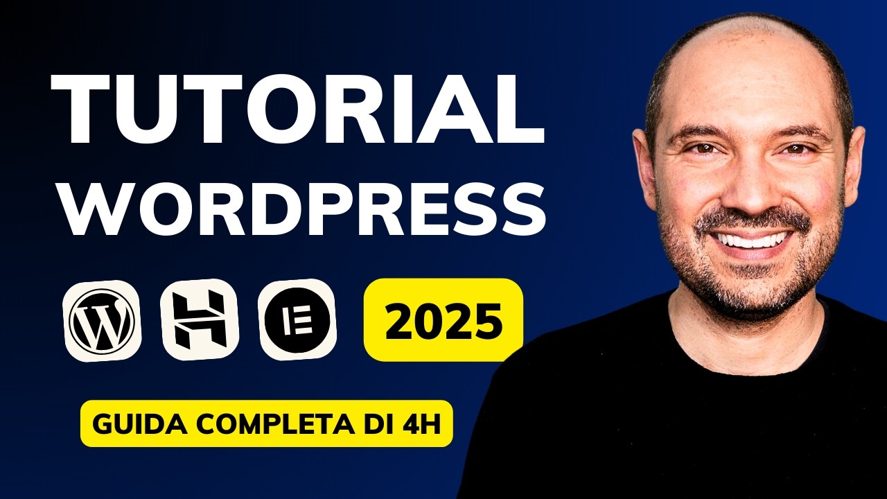 Tutorial Sito Web WordPress e Elementor Pro 🔥 Guida COMPLETA Italiano 2025 🚀