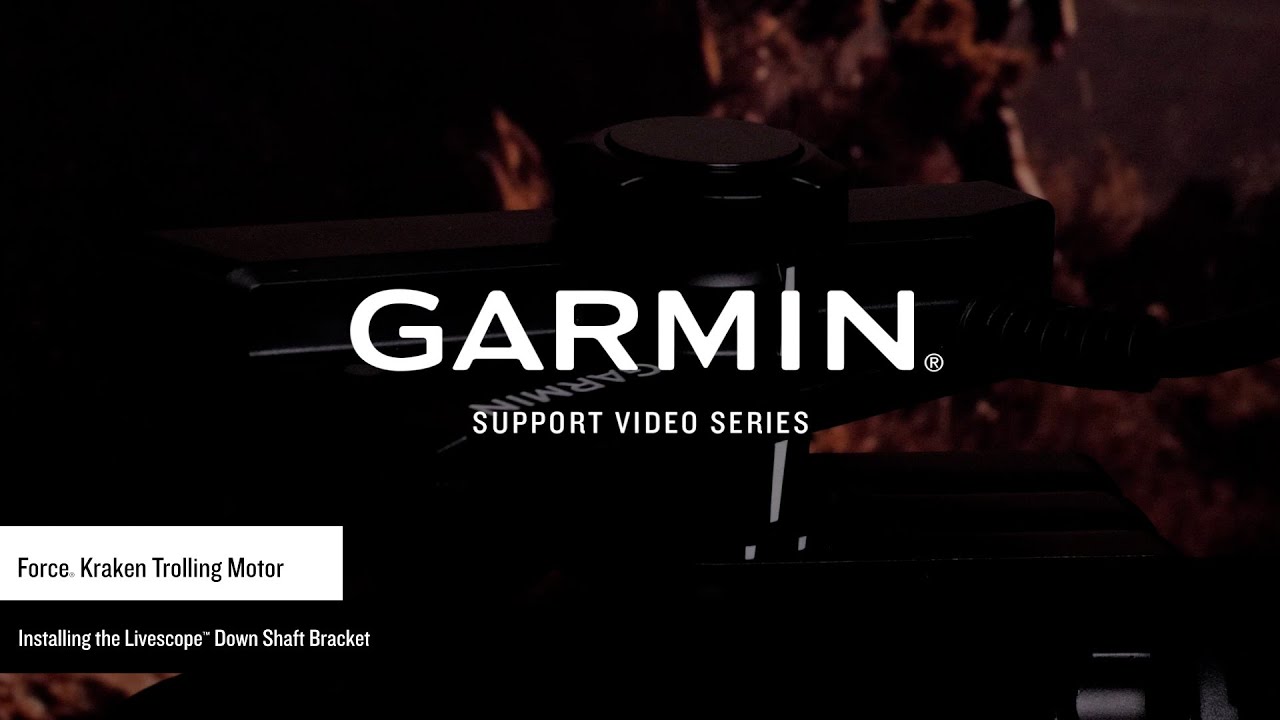 Garmin Support | Force® Kraken Trolling Motor | LiveScope™ Transducer Installation