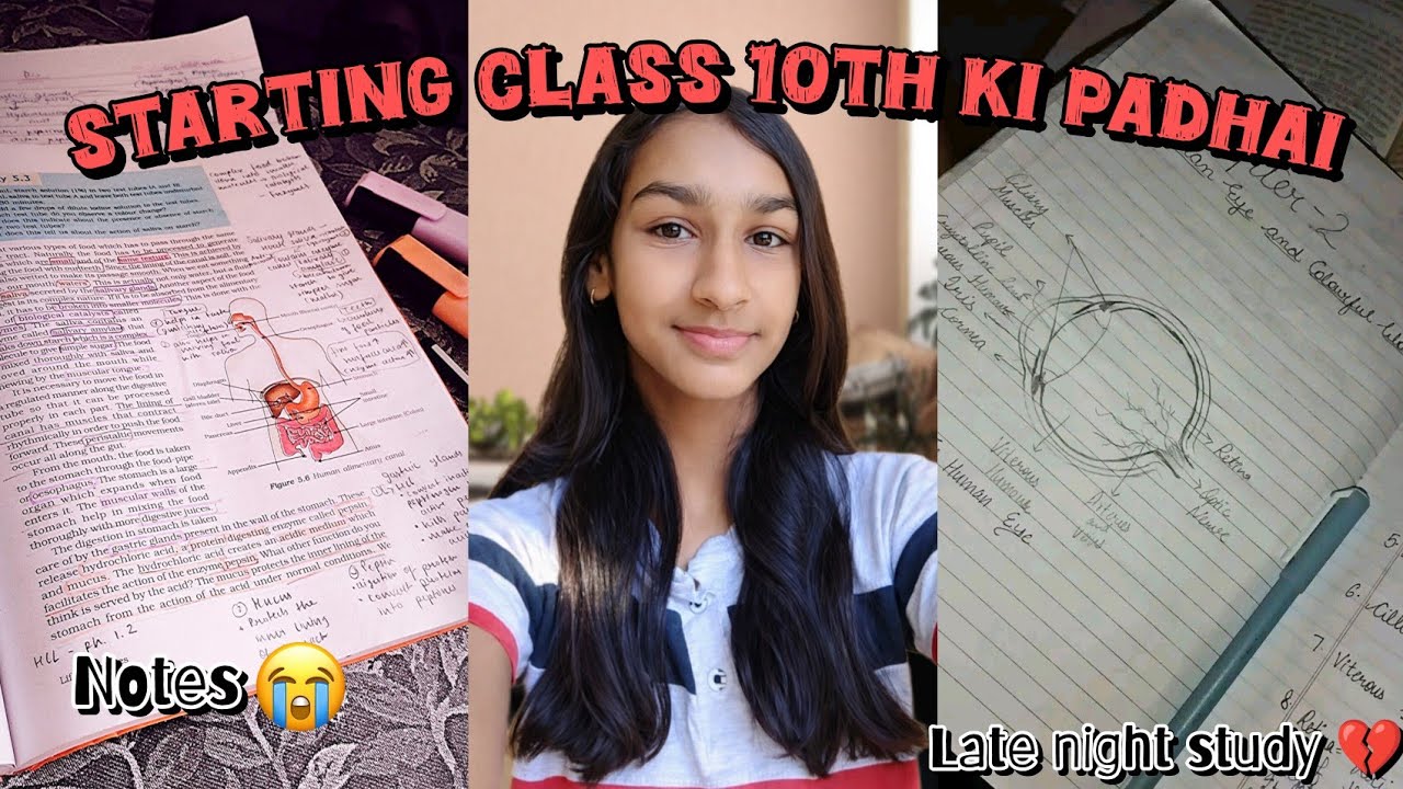 Starting class 10th studies | Realistic study vlog (not perfect) 💔🙏🏻