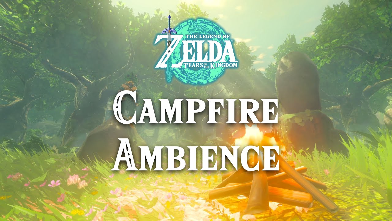 Zelda | Korok Forest 🔥 Campfire Ambience [2H]