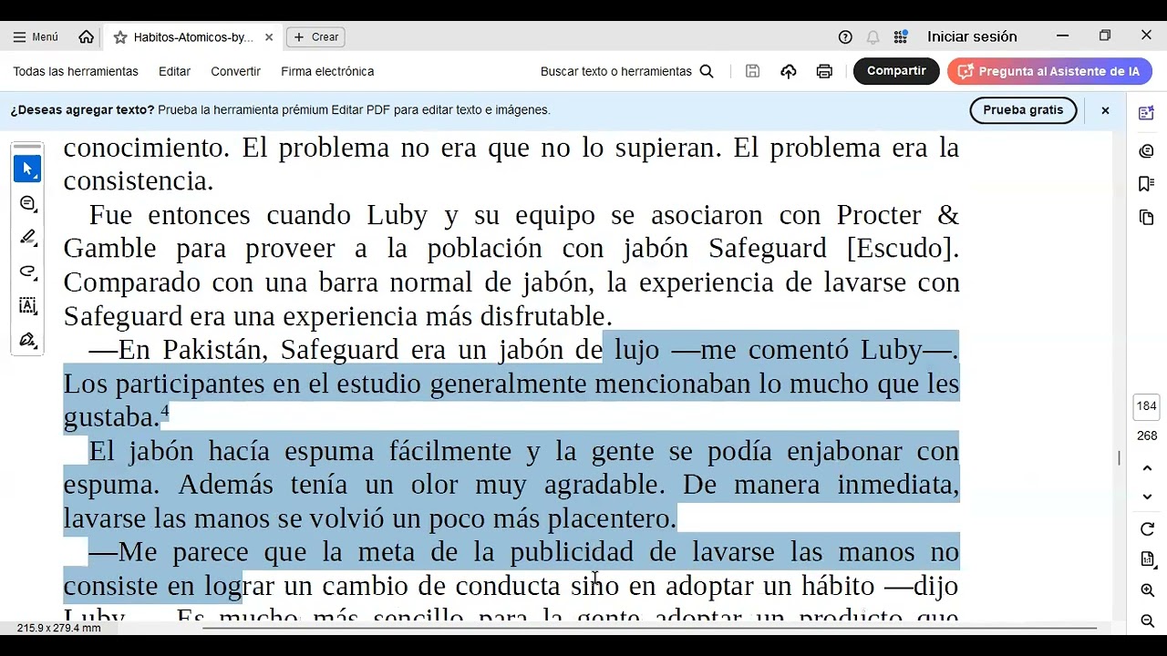 La Joya de Leer | Sesión 22 – Hábitos Atómicos
