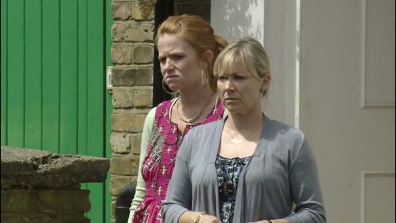 Billie's body is taken away (Eastenders 2010)