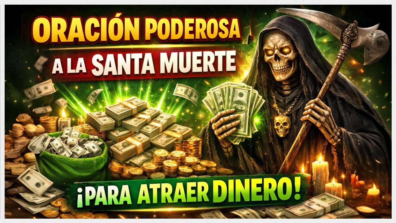ORACIÓN PODEROSA A LA SANTA MUERTE PARA ATRAER DINERO Y ABUNDANCIA RÁPIDA