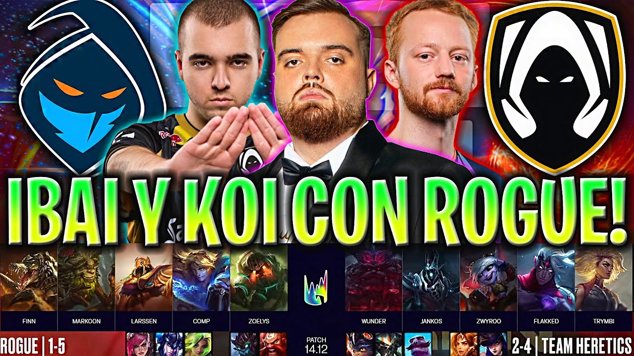 IBAI Y MAD KOI VAN CON ROGUE vs HERETICS! | RGE vs TH LEC VERANO 2024 ESPAÑOL IBAI COSTREAM