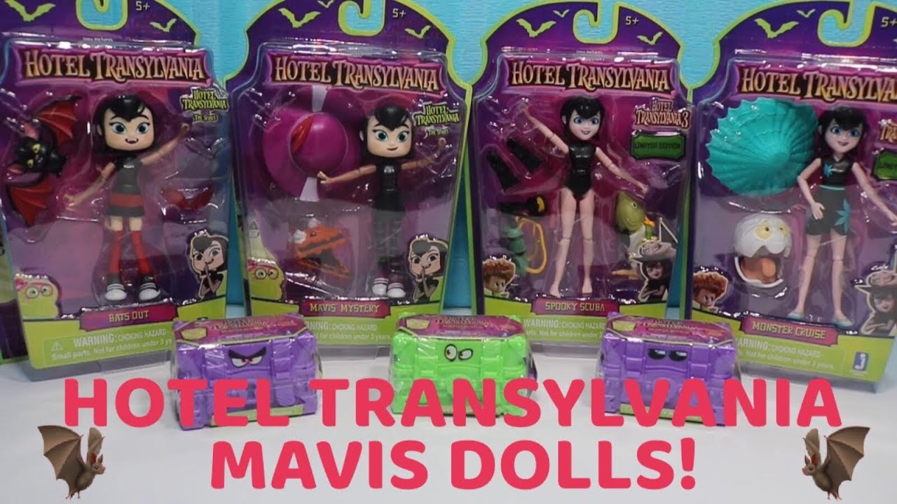 🦇HOTEL TRANSYLVANIA MAVIS DOLLS AND MYSTERY MAYHEM TRUNKS 🦇