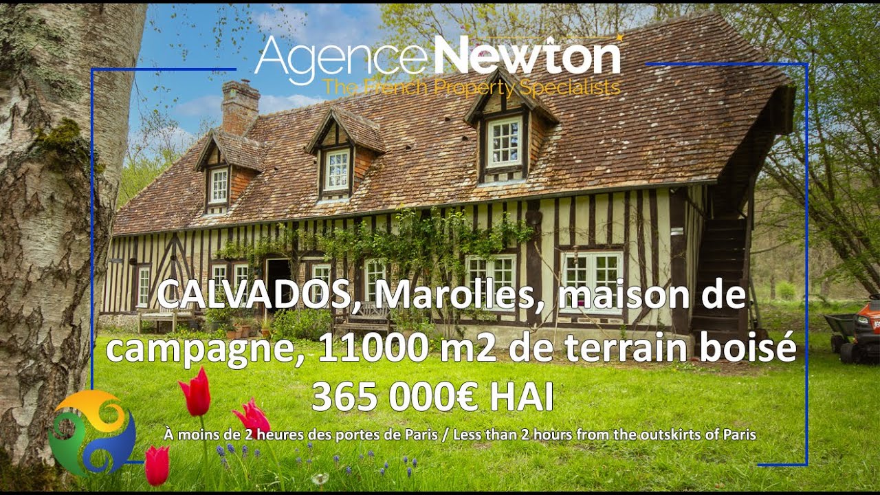 Marolles, Calvados maison a vendre.  House for sale, property for sale, France.  Character home.