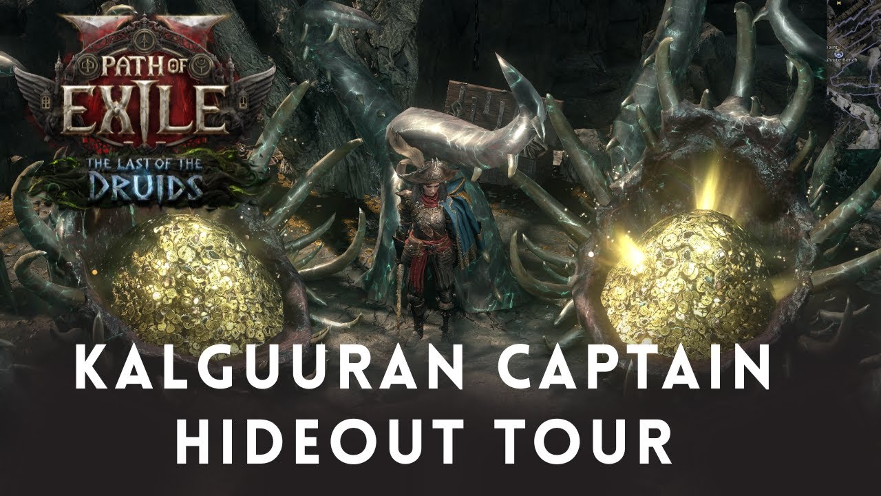 Path of Exile 2  Showcasing the NEW Kraken's Cove Hideout Kalguuran Captain Support Pack