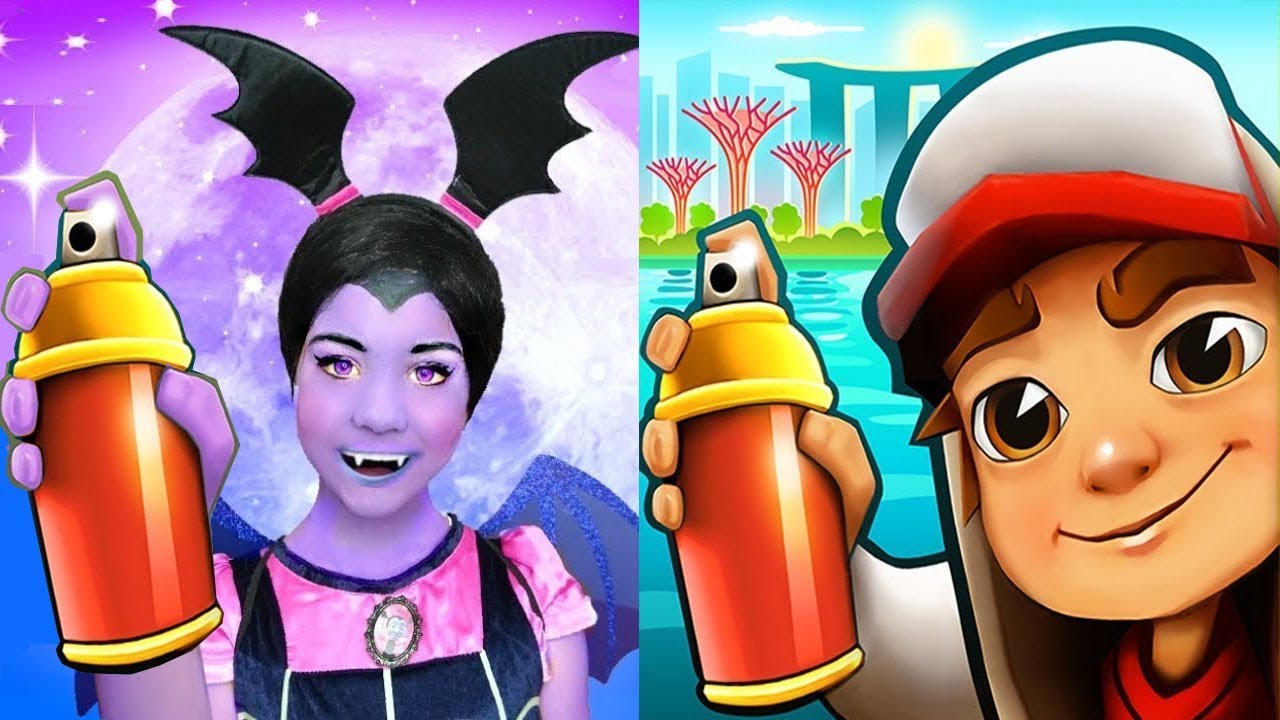 Subway Surfers Singapore 2019 SCARLETT vs VAMPIRINA Subway Run Gameplay HD