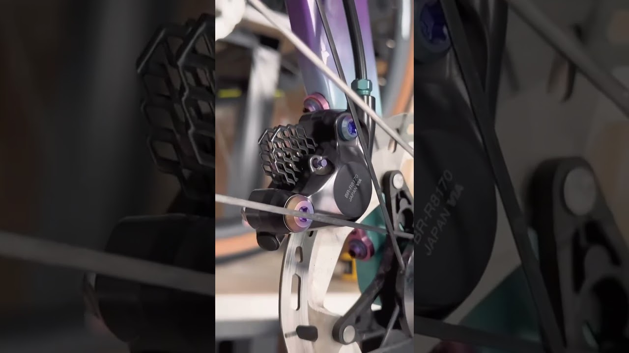 S-PARTS titanium alloy screw shimano modification kit display #titaniumscrews #bike #shimano #mtb
