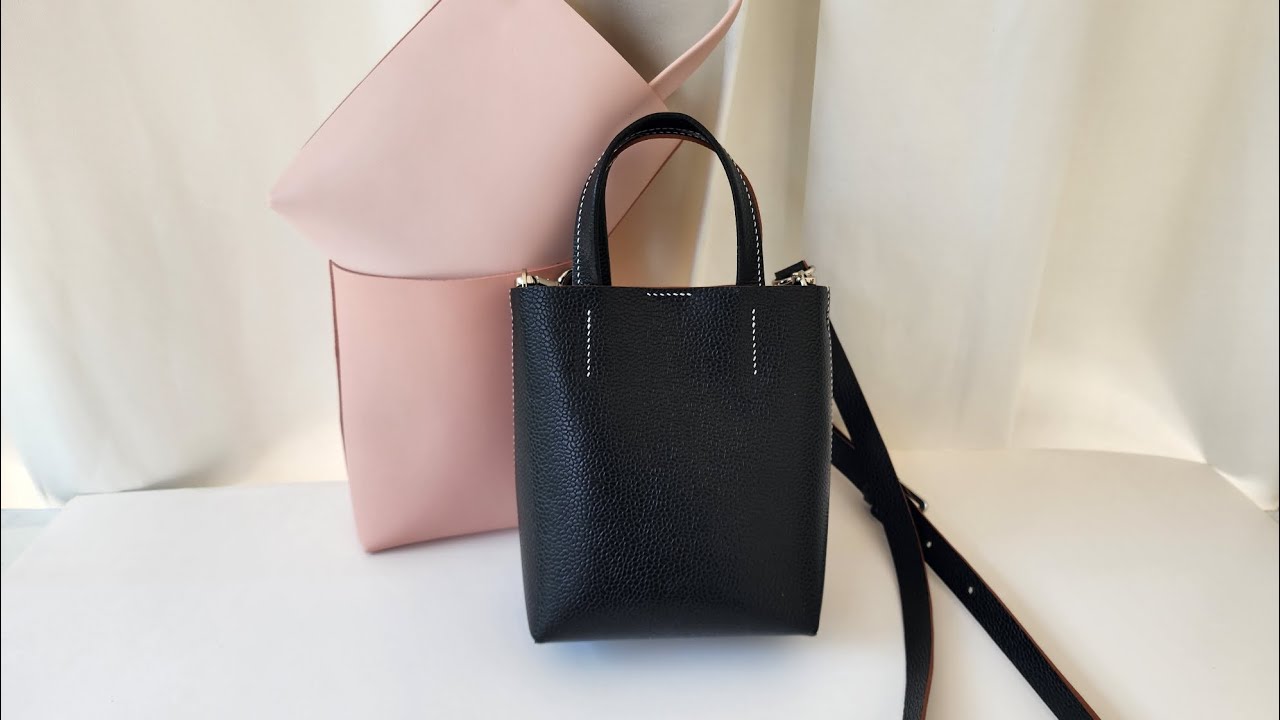 안감없이 간단하게 만드는 미니 가방 [Free pattern] Making a simple mini bag