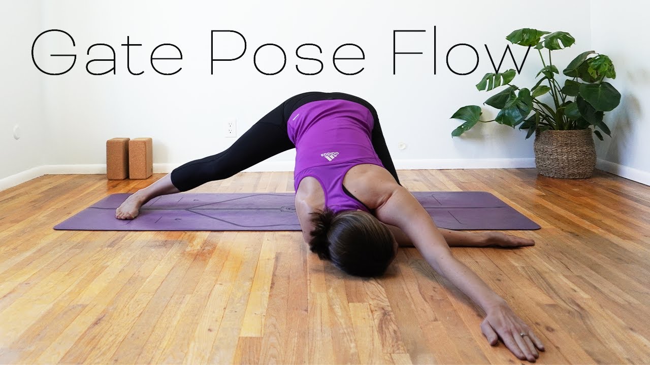 20 Minute Yoga - Gate Pose Flow - 4K Video #yogaforbeginners #gatepose