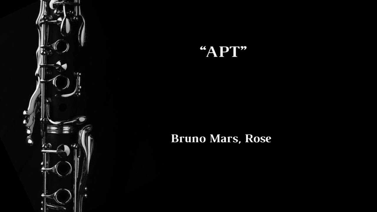 APT (Bruno Mars & Rose) - Clarinet Solo + Musical Accompaniment