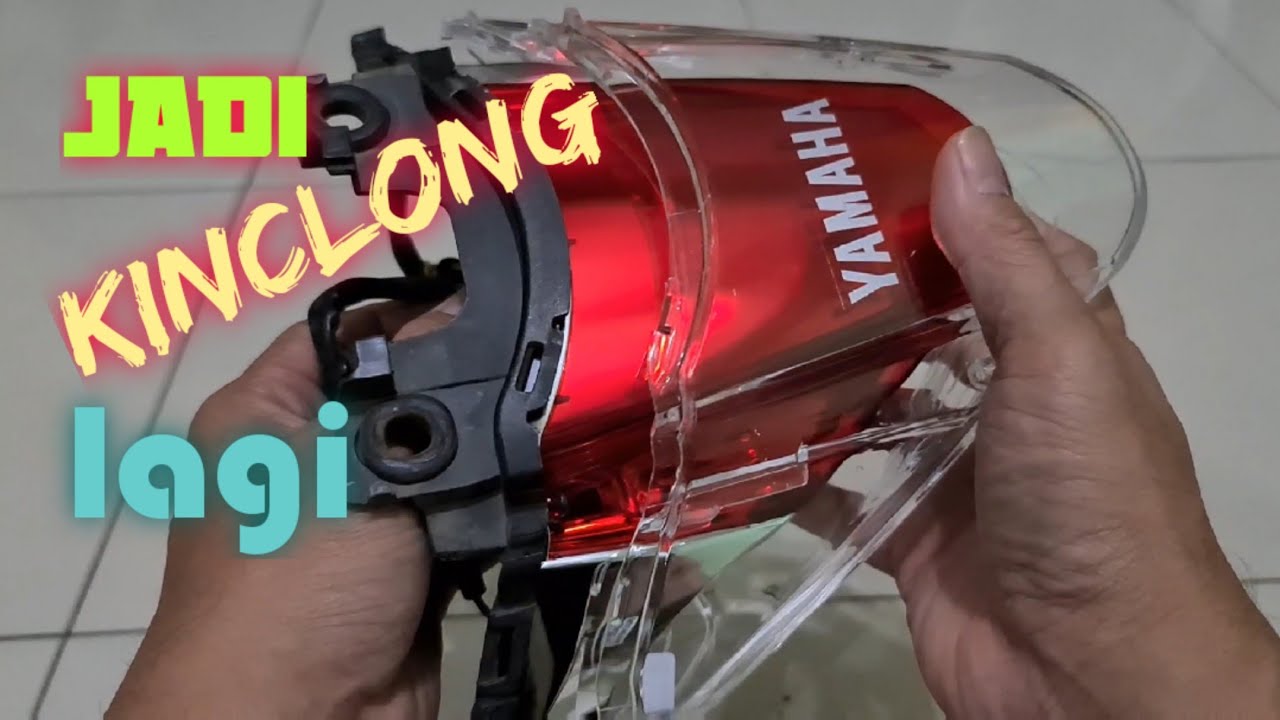 Ganti Mika Lampu Belakang Yamaha Mio Soul
