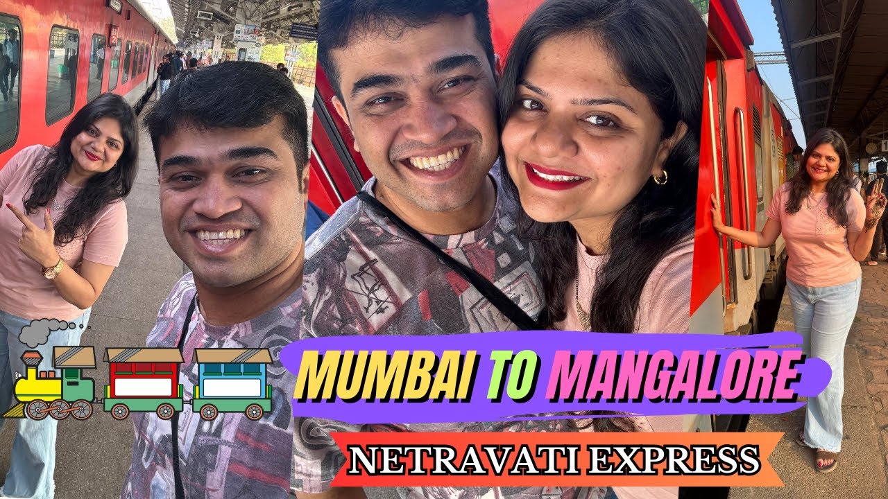 Mumbai To Mangalore Train Journey By Netravati Express | Konkani Family |Food Life Ganesh Kini Vlogs