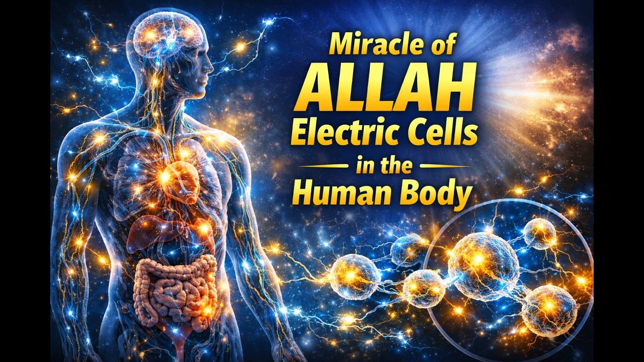 MIRACLE OF ALLAH ELECTRIC CELLS IN YHE HUMAN BODY #islamicmotivation #bayan #quran