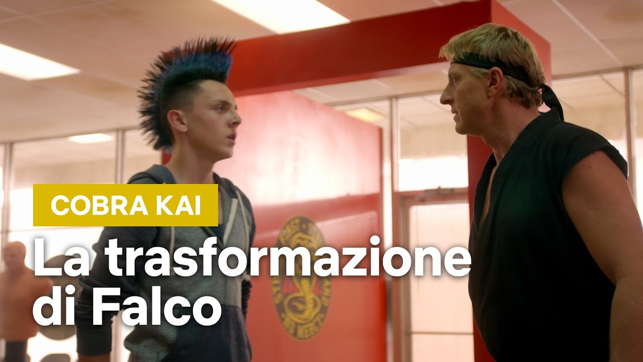 La trasformazione di Falco in Cobra Kai (in ITALIANO) | Netflix Italia