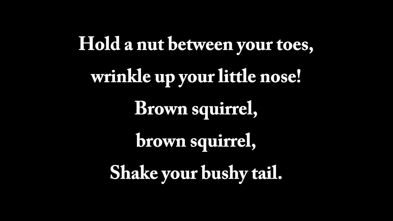 Brown Squirrel - lyrics