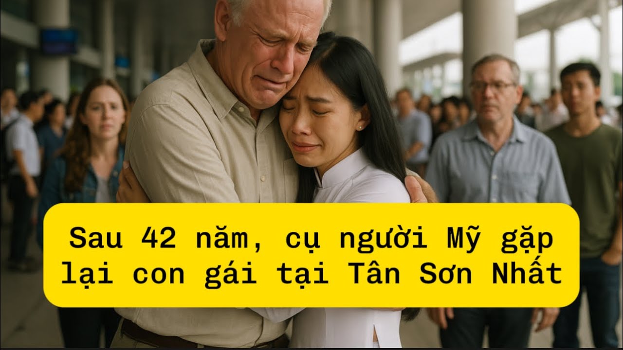 Cựu binh Mỹ gặp lại con gái lai sau 42 năm tại Tân Sơn Nhất
