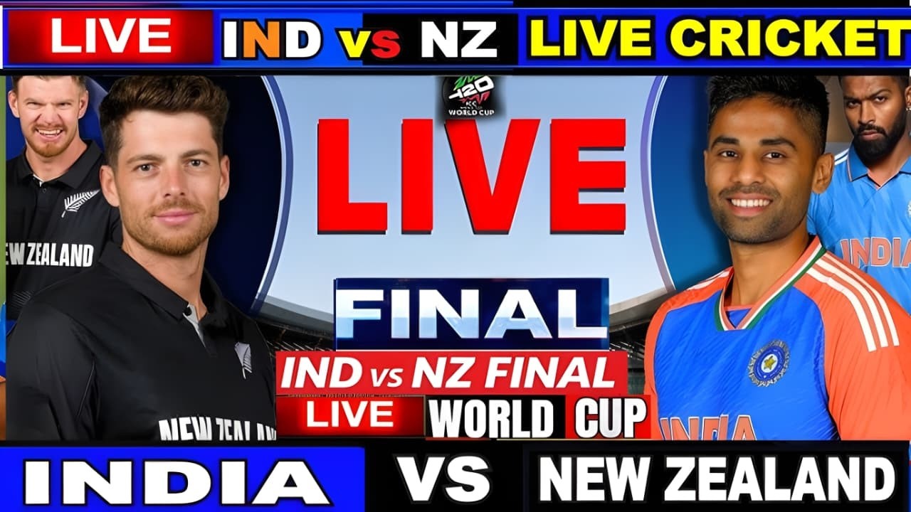 🔴LIVE - INDIA vs NEW ZEALAND ICC T20 WC Final Cricket match Today|🔴Hindi Commentary | Cricket 26