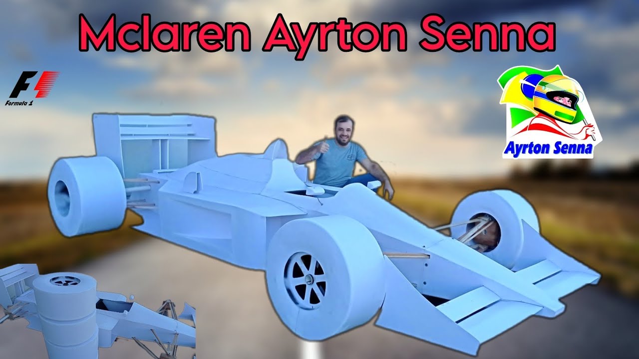 Rodas de carro de f&oacute;rmula 1, em tamanho real feitas de PVC, Mclaren Ayrton Senna feita de PVC parte8
