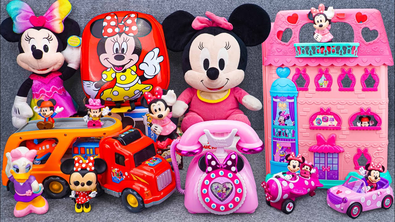 Satisfying with Unboxing Disney Minnie Mouse Happy Phone Playset| Review Toys ASMR