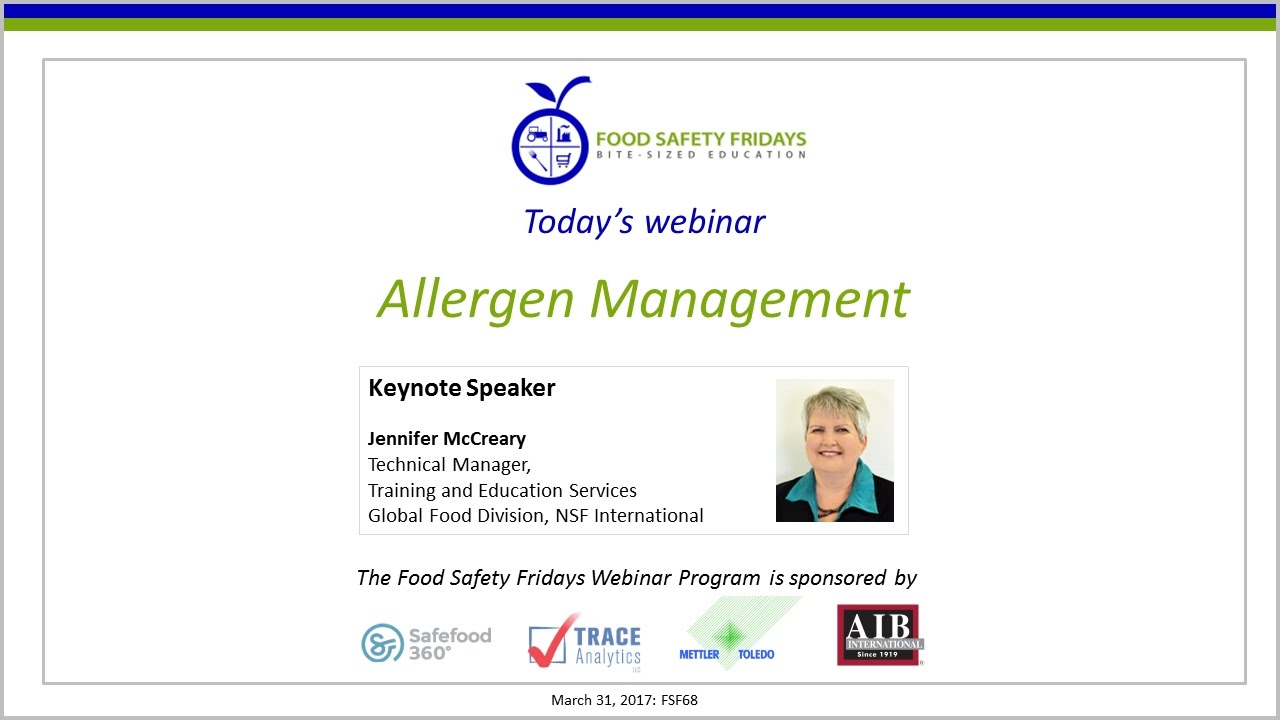 Allergen Management
