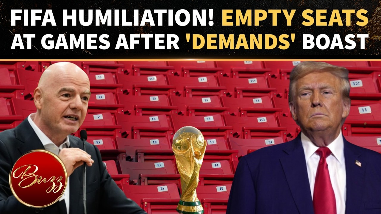FIFA World Cup NIGHTMARE For Trump Pal Infantino; Empty Seats Expose 2026 Ticket Pricing Backlash