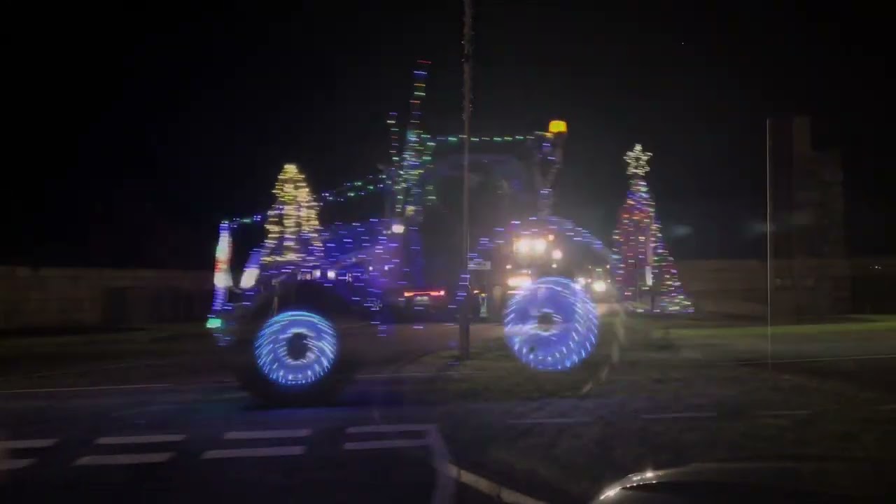 Christmas tractor & truck run, Rostrevor, County Down, Northern Ireland