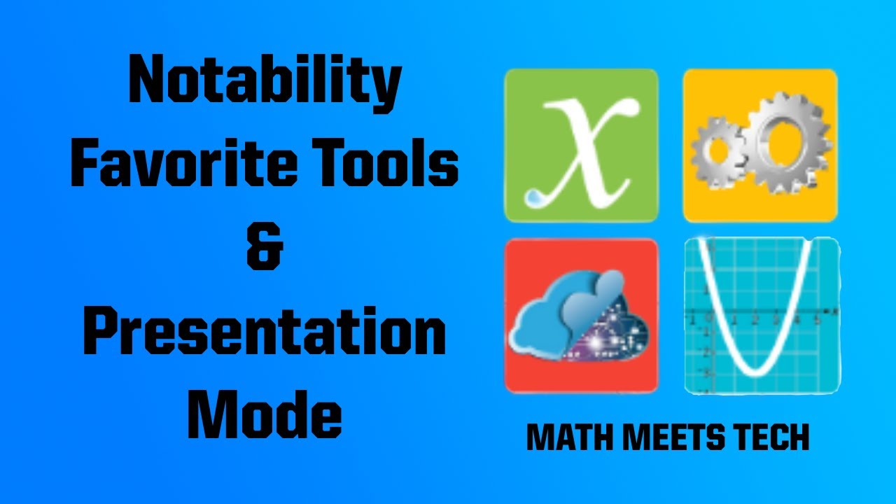 Notability Favorite Tools & Presentation Mode