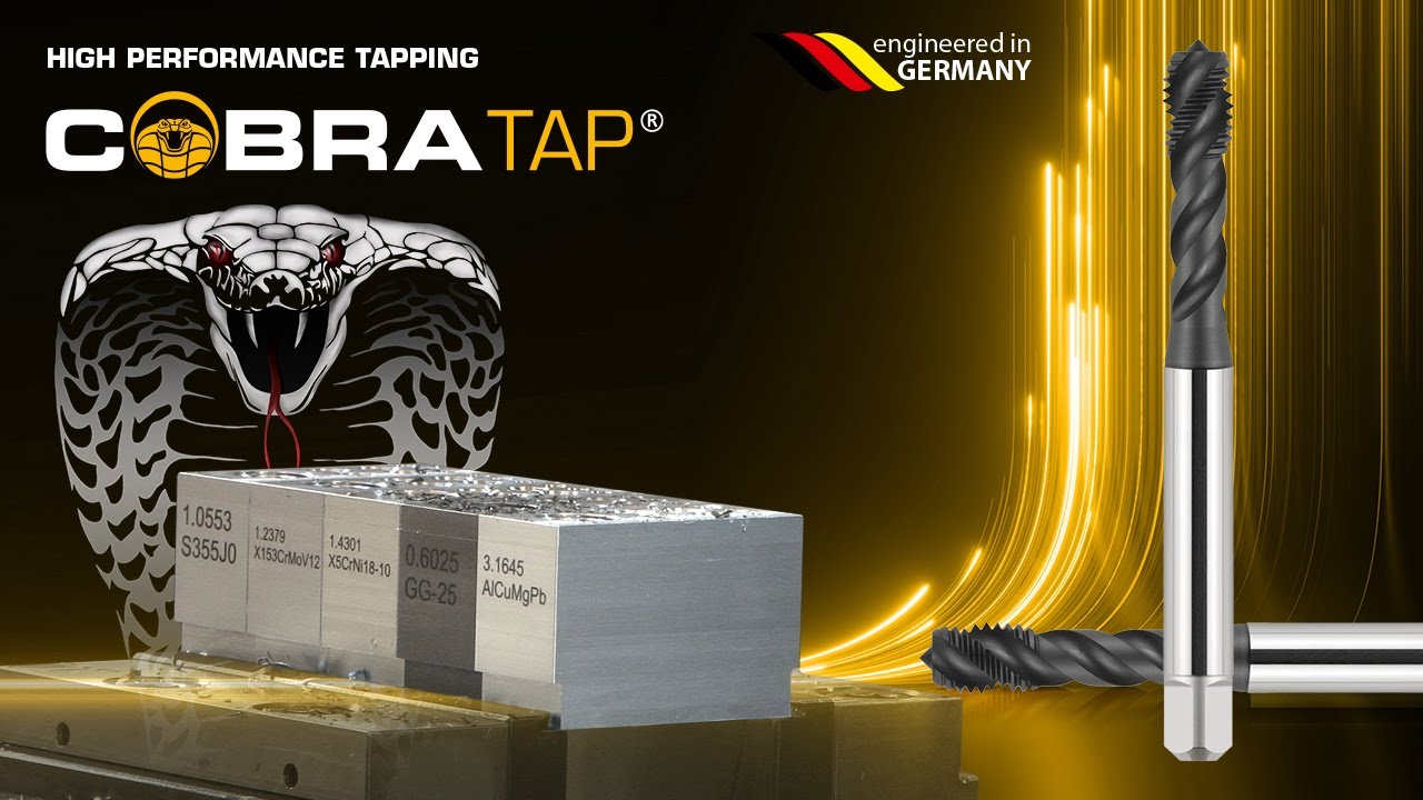 CobraTap Maschinengewindebohrer in diversen Materialien