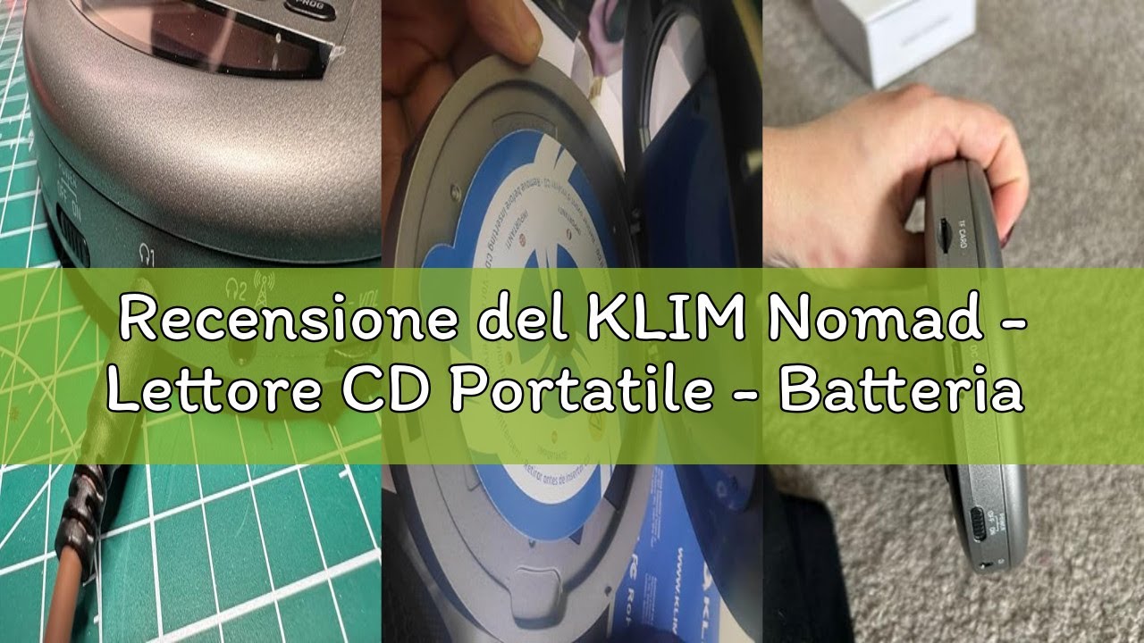Recensione del KLIM Nomad - Lettore CD Portatile - Batteria a Lunga Durata - Include Auricolari KLIM