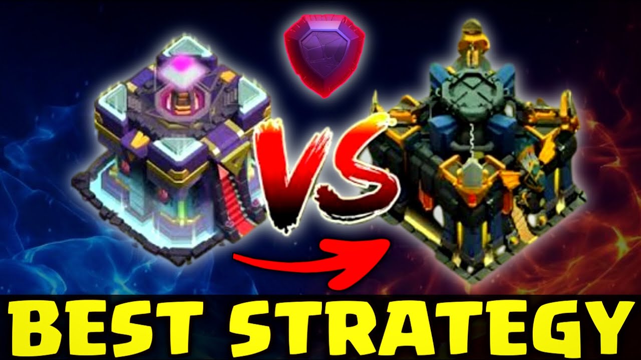 BEST Strategy Th15 vs Th17 attack | double Hero charge | Root rider valkyrie attack | coc