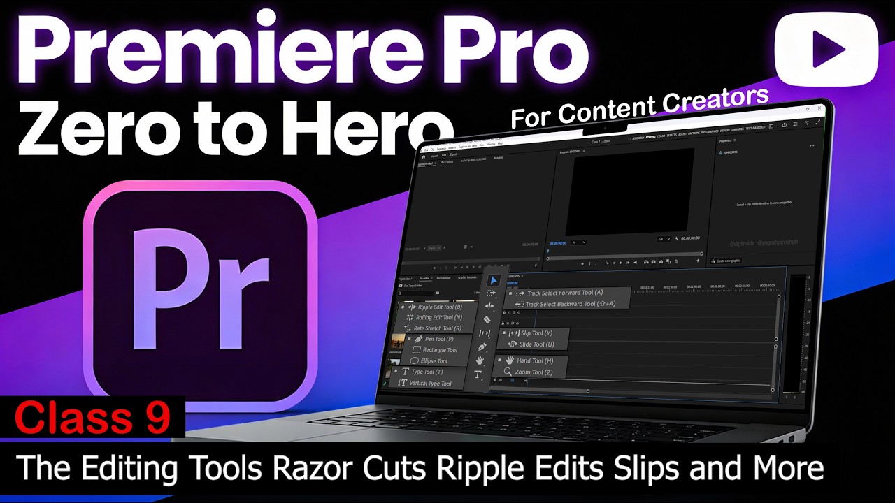 Mastering Video Editing Tools: Razor Cuts, Ripple Edits, Slips, and More Explained