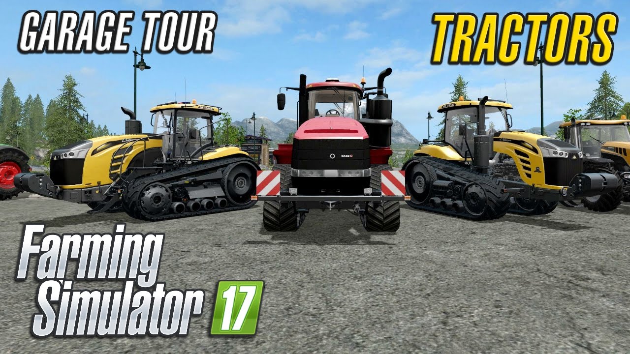 Farming Simulator 2017 | Garage Tour | Tractors of FS17