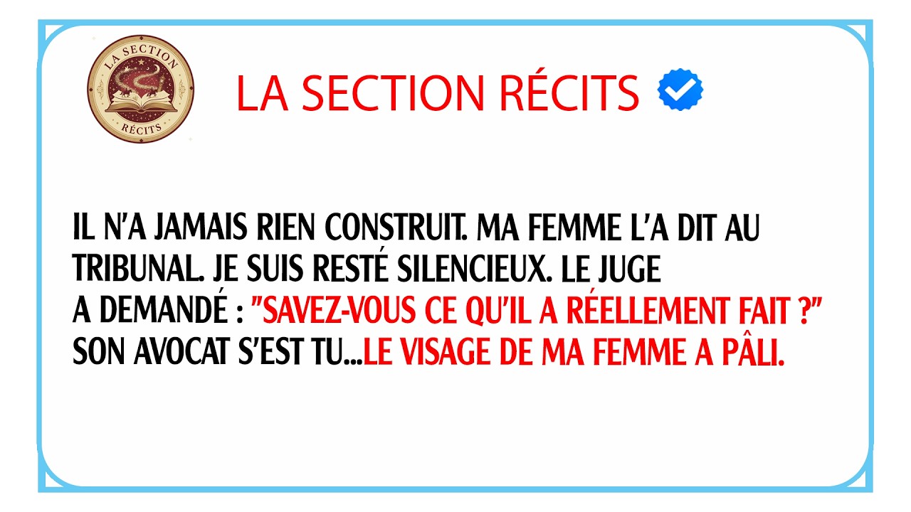 Elle pensait le ruiner au divorce, mais ignorait son passé d’enquêteur à la brigade financière.