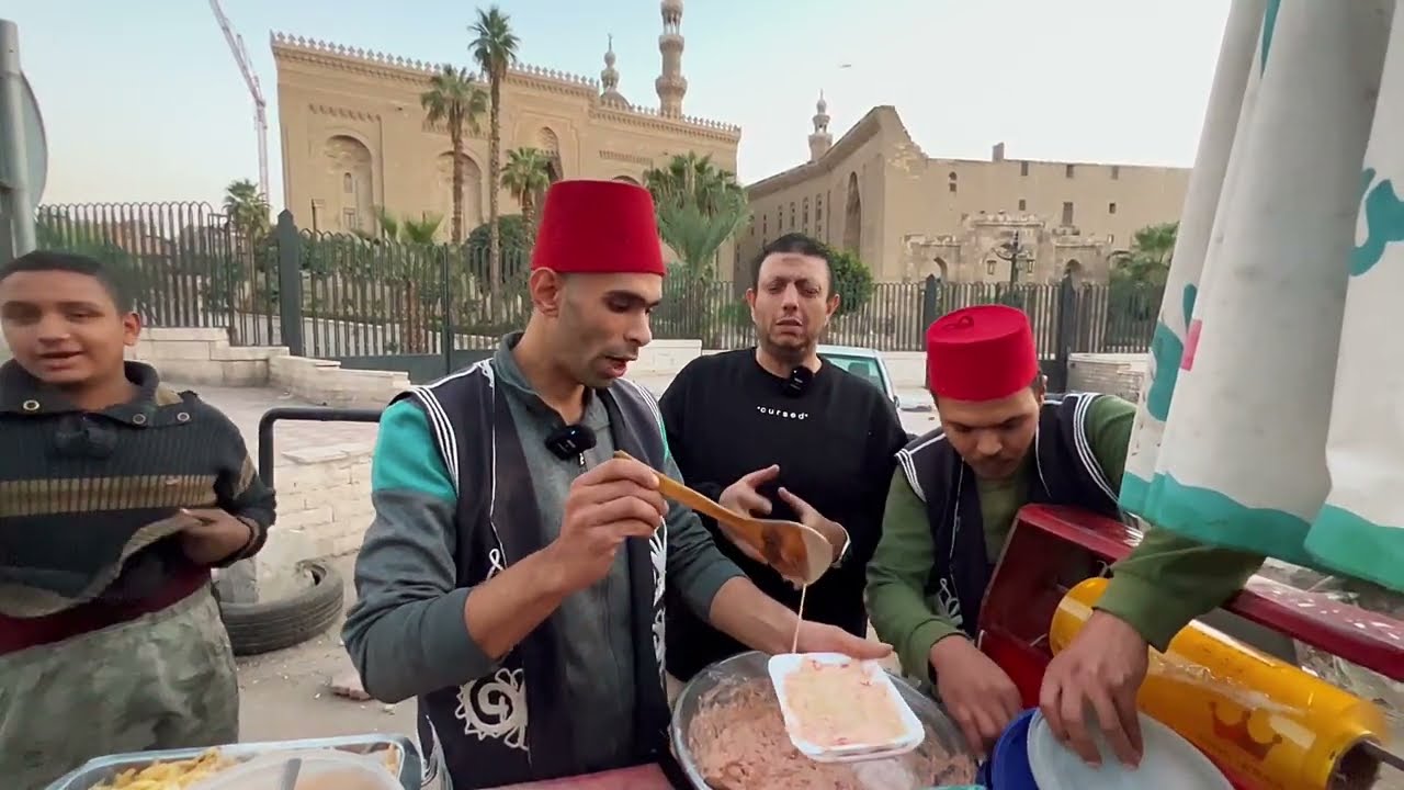 التحويجه الاكلة اللذيذه علي عربية ابو طربوش